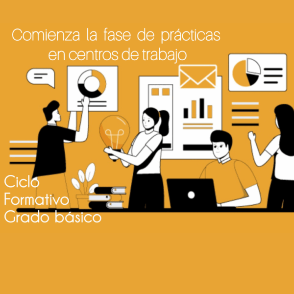 Comienza la fase de trabajo en centros de trabajo para nuestro alumnado de 2º de CFGB.